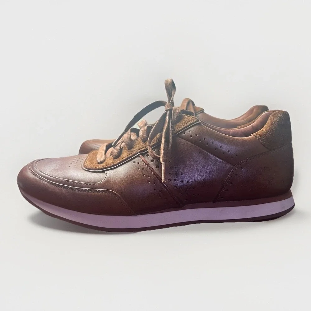 Mark Nason‎ Los Angeles Hardee Oxford Cognac Dress  Causal Sneakers Men's Size 9
